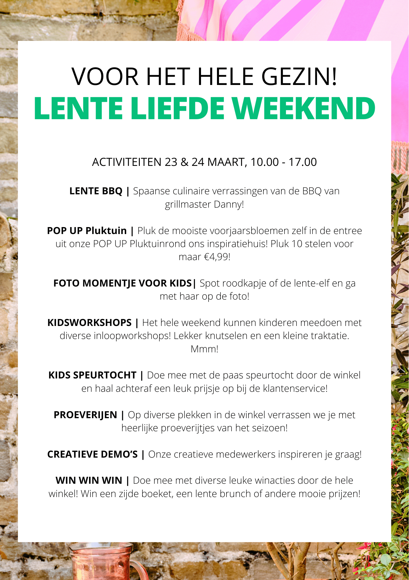 Lente events bij Intratuin Breda